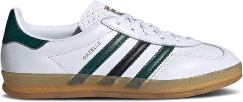adidas Gazelle Indoor Womens Sneaker Suede (Green Crew Yellow, 8) in Saudi Arabia