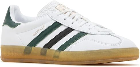 adidas Gazelle Indoor Womens Sneaker Suede (Green Crew Yellow, 8) in Saudi Arabia