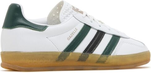 adidas Gazelle Indoor Womens Sneaker Suede (Green Crew Yellow, 8) in Saudi Arabia
