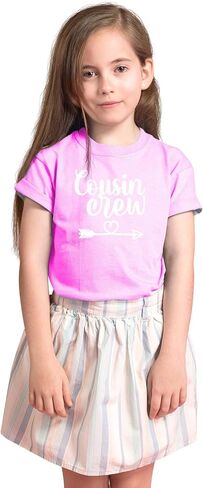 Cousin Crew - Toddler Clothes - Cute Kids Family Tshirt Funny Children Boy and Girl Outfit Tee in Kuwait