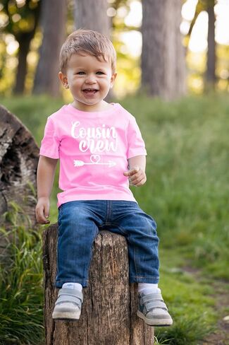 Cousin Crew - Toddler Clothes - Cute Kids Family Tshirt Funny Children Boy and Girl Outfit Tee in Kuwait