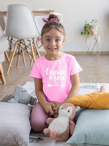 Cousin Crew - Toddler Clothes - Cute Kids Family Tshirt Funny Children Boy and Girl Outfit Tee in Kuwait