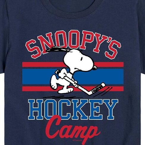 HYBRID APPAREL - Peanuts - Snoopy's Hockey Camp - Toddler and Youth Short Sleeve Graphic T-Shirt in Saudi Arabia