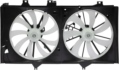 Scitoo 620-594 Electric Radiator Contenser محرك مروحة التبريد المزدوجة الملائمة لعام 2013-2018 لـ Toyota لـ Avalon 2012-2017 لـ Toyota for Camry in Kuwait