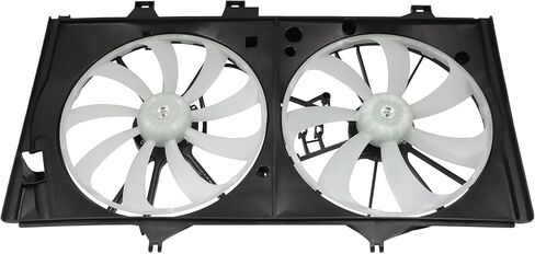 Scitoo 620-594 Electric Radiator Contenser محرك مروحة التبريد المزدوجة الملائمة لعام 2013-2018 لـ Toyota لـ Avalon 2012-2017 لـ Toyota for Camry in Kuwait