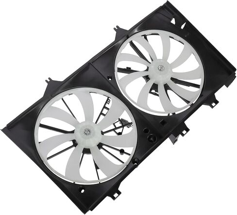 Scitoo 620-594 Electric Radiator Contenser محرك مروحة التبريد المزدوجة الملائمة لعام 2013-2018 لـ Toyota لـ Avalon 2012-2017 لـ Toyota for Camry in Kuwait