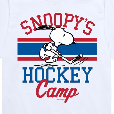 HYBRID APPAREL - Peanuts - Snoopy's Hockey Camp - Toddler and Youth Short Sleeve Graphic T-Shirt in Saudi Arabia
