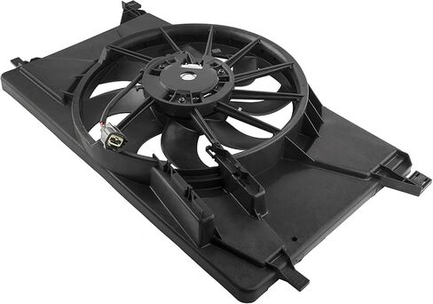 621606 Radiator Cooling Fan Assembly Without Control Module for Ford Focus 2.0L 2012-2018, for Ford Focus 2.3L Turbocharged 2016-2018, for Ford Focus 1.0L Turbocharged 2018 BV6Z-8C607-K 622800 in Saudi Arabia