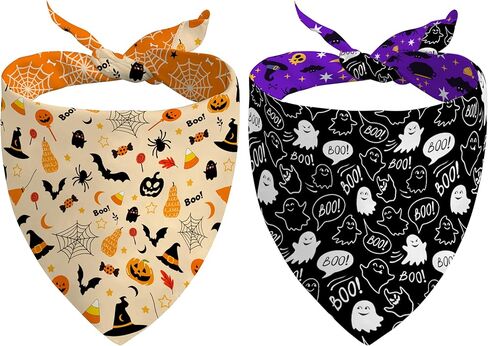 عيد الفصح الكلب باندانا قابلة للانعكاس 2 حزمة صغيرة ، عيد الفصح الأليف بانداناس للكلاب الوردي أرنب الجزر الأزهار لطيفة مثلث قابلة للتعديل الأوشحة لصبيات الصبي الصغيرة الكلاب in Kuwait