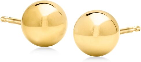 Ross-Simons 14kt Yellow Gold Ball Stud Earrings in Kuwait