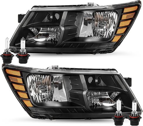 JSBOYAT Fits for 2009-2020 Dodge Journey Headlight Assembly Replacement OE Headlamp Driver and Passenger Side in Saudi Arabia