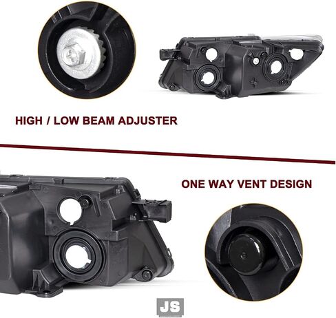 JSBOYAT Fits for 2009-2020 Dodge Journey Headlight Assembly Replacement OE Headlamp Driver and Passenger Side in Saudi Arabia