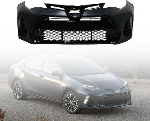 9PCS الأمامي المصد والشبكة مع مصابيح الضباب تناسب 2017 2018 2018 Toyota Corolla SE XSE in Kuwait