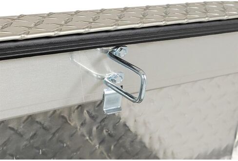 Weather Guard, 71.5in. Saddle Box, Width 72 in, Material Aluminum, Color Finish Diamond Plate Silver, Model# 127-0-03 in Saudi Arabia