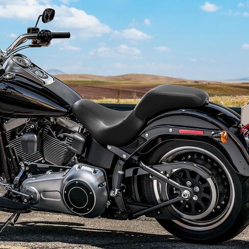 TCT-MOTORPARTS DRIVER & PASSENGER PACTER FIT HARLEY DAVIDSON FAT BOY FLSTF 2007-2017 NIGHT TRAIN 2006-2015 in Kuwait