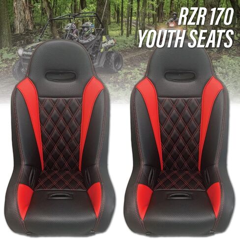 YOUTH Polaris RZR 170 Youth Seats (Pair) (Blue) in Saudi Arabia