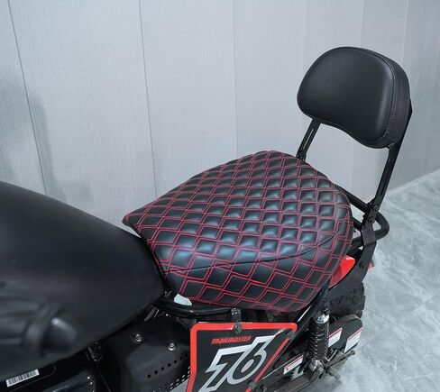 JMChstore Red Retro Design Mini Bike Seat for Massimo Trailmaster Hurricane MB200 MB200-2 ، for Baja Warrior WR65 ، Mini Baja ، Baja Heat Carbon 66cc HT65 MB165 Trail Pike Cushion Parts in Saudi Arabia