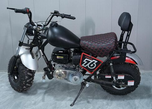 JMChstore Red Retro Design Mini Bike Seat for Massimo Trailmaster Hurricane MB200 MB200-2 ، for Baja Warrior WR65 ، Mini Baja ، Baja Heat Carbon 66cc HT65 MB165 Trail Pike Cushion Parts in Saudi Arabia