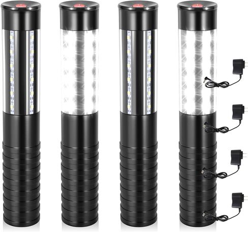 4 Pieces LED Strobe Baton Lights Rechargeable LED Bottle Service Light Reusable Handheld Champagne Bottle LED Light for Party Nightclub Bar Wedding Event Festival Outdoor Activity (Pink) in Saudi Arabia