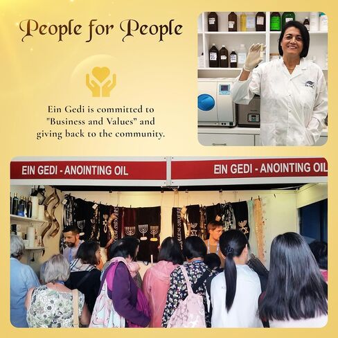 Ein Gedi Anointing Oil for Prayer 3 Bottles Set 10ml/0.34oz Each Bottle - The Original Perfumes of The Bible (Jonah The Prophet, Elijah The Prophet and Light of Jerusalem) in Kuwait