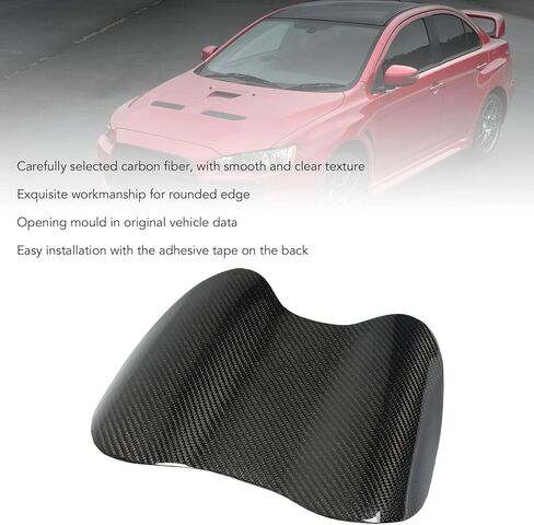 Gauges Sun Sun Visor Cover Gauge Cluster Cluster Carbon Carbon Carbor Presidental Black Backed Top Cover البديل لـ Lancer Evo X in Saudi Arabia