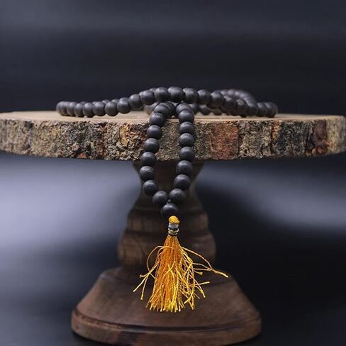 أصلي Karungali Malai Mala 108 Beads & Karungali Malai Combo للرجال والنساء مختبر مختبر أسود خشب الأبنوس Karungali Mala & in Saudi Arabia