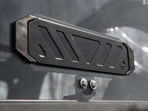 SuperATV Rear Vented Windshield for 2016+ Polaris General 1000 | 2017+ Polaris General 4 | USA Made | Made of 1/4" Polycarbonate- 250x Stronger Than Glass | BreezeRite Vent Gives Three Vent Positions in Saudi Arabia