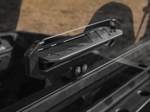 SuperATV Rear Vented Windshield for 2016+ Polaris General 1000 | 2017+ Polaris General 4 | USA Made | Made of 1/4" Polycarbonate- 250x Stronger Than Glass | BreezeRite Vent Gives Three Vent Positions in Saudi Arabia