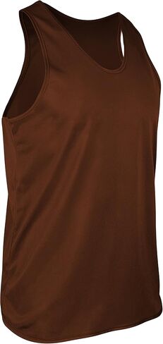 Game Gear Men’s Tricot Nylon Sleeveless Running Tank Top, Athletic Clothing TR-903-CB (16 Colors) in Kuwait
