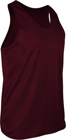 Game Gear Men’s Tricot Nylon Sleeveless Running Tank Top, Athletic Clothing TR-903-CB (16 Colors) in Kuwait