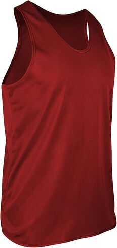 Game Gear Men’s Tricot Nylon Sleeveless Running Tank Top, Athletic Clothing TR-903-CB (16 Colors) in Kuwait