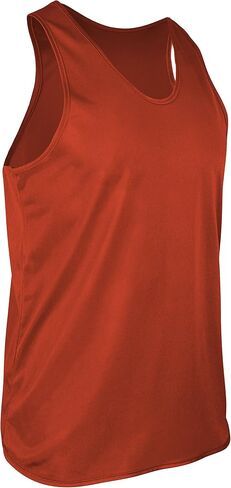 Game Gear Men’s Tricot Nylon Sleeveless Running Tank Top, Athletic Clothing TR-903-CB (16 Colors) in Kuwait