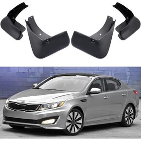 Mudguards Mud Flaps Splash Guards Fenders Compatible with 2011 2012 2013 2014 2015 KIA Optima Sedan, 4pcs Mud Guard Kit, Black in Saudi Arabia