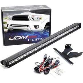 iJDMTOY Lower Grille Mount 30-Inch LED Light Bar Compatible with 2005-2015 Toyota Tacoma, Includes (1) 150W High Power CREE LED Lightbar, Bumper Opening Mount Brackets & On/Off Switch Wiring Kit in Kuwait
