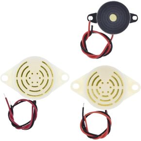 2pcs 95db إنذار عالي DCIBEL DC 3-24V 12V الجرس الإلكترونية تنبيه إنذار Intermittent Beep Beep Car Van SFM-27 (SFM-27II) in Kuwait