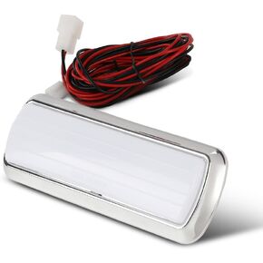 PIT66 Dome Light Lamp Assembly LED Chrome Base Compatible with 1960-1972 Chevy GMC Pickup Truck C/K 10 20 30 in Saudi Arabia