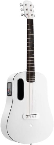 LAVA ME PLAY 36 Lite Bag Deep Blue/Frost White Bundle with Rok-It Tripod Guitar Stand, Kopul Premium Performance Series Right Angle Cable and Celluloid Guitar Picks Shape Medium 12-Pack in Kuwait