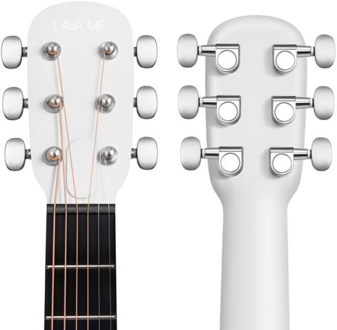 LAVA ME PLAY 36 Lite Bag Deep Blue/Frost White Bundle with Rok-It Tripod Guitar Stand, Kopul Premium Performance Series Right Angle Cable and Celluloid Guitar Picks Shape Medium 12-Pack in Kuwait