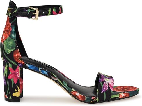 صندل نسائي بكعب بروس من Nine West، لون برونزي لامع 751، 10 in Saudi Arabia