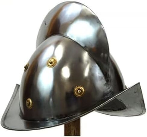 خوذة Conquistador Morion Spanish Armor Armor Costume Medieval Helmet-Medieval 18GA in Saudi Arabia
