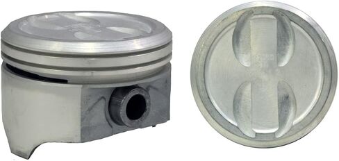 Single Cast Piston & Rings | for 67-95 GM/Chevrolet 4.3L 262 OHV V6 12V Engines | Car/Truck/SUV/Van/Marine | Contains (1) Piston (Size STD) with Cast Rings in Saudi Arabia