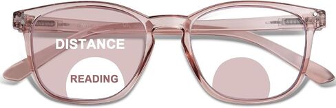 Bifocal Reading Glasses for Women Blue Light Blocking Clear Top Bifocal Computer Readers with Spring Hinges in Saudi Arabia