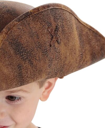 Disney Boy's Pirates of the Caribbean Jack Sparrow Toddler Hat - Tricorn Shape, Officially Licensed in Saudi Arabia