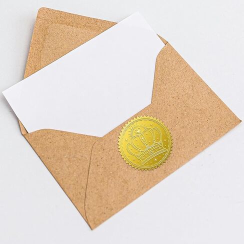 WADORN 100Pcs Football Gold Foil Stickers, 2 Inch Rugby Ball Gold Embossed Envelopes Seals Football Round Self Adhesive Embossed Seal Labels for DIY Crafts Sport Party Invitations Greeting Cards in Kuwait