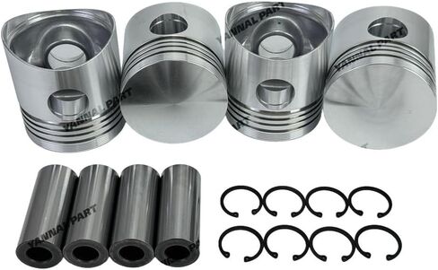 3 Pcs 3T84 Piston With Pin Suitable for Yanmar Engine Part in Saudi Arabia