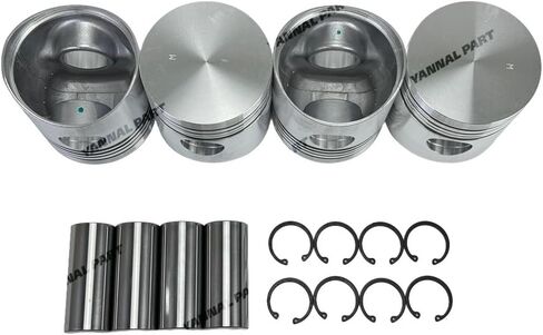 3 Pcs 3T84 Piston With Pin Suitable for Yanmar Engine Part in Saudi Arabia