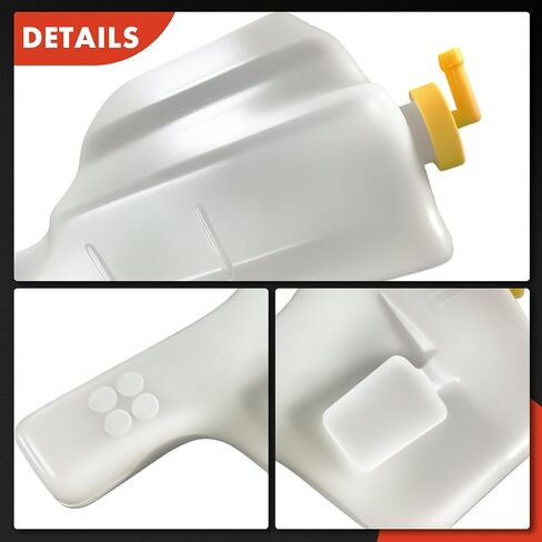 A-Premium Engine Coolant Overflow Recovery Reservoir Tank [with Cap] Compatible with Honda Accord 1994-1997 2.2L, Accord 1998-2002 2.3L 3.0L in Saudi Arabia