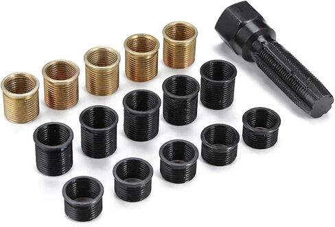 16pcs 14mm Spark Pl-ug rethread Kit Reamer Tap Repair M14x1.25 Cylinder Head لإصلاح أدوات السيارة Auto Auto in Saudi Arabia