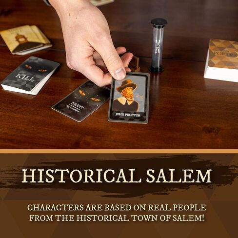 Facade Dark Cites Series Board Game of Strategy, Deceit, and Luck - Card Game for Teens Adults and Family - Deluxe Salem 1692 in Kuwait