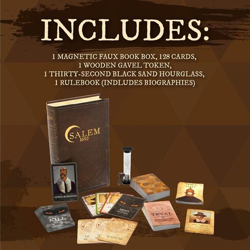 Facade Dark Cites Series Board Game of Strategy, Deceit, and Luck - Card Game for Teens Adults and Family - Deluxe Salem 1692 in Kuwait